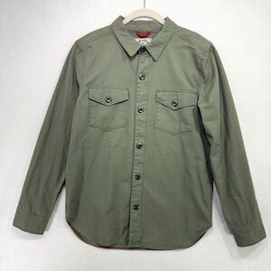 Iron & Resin Shirt Men S Green Button Up Work Denim Overshirt Outdoor Everyday